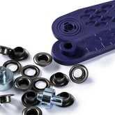Zeilringen set Prym oud staal 5mm 40 stuks 542412 Zeilringen - Nestelringen PRYM - 542412 4002275424129